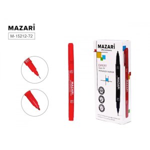 Маркер перм двусторонний EXPERT Красный M-15212-72