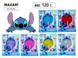 Слайм УШАСТИК 120 г зип пакет 6 цветов ассорти