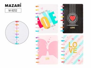 Блокнот на кольцах 14.6х21.5 см, 80 листов, внутренний блок в клетку, плотность бумаги 80 г/м2, плас