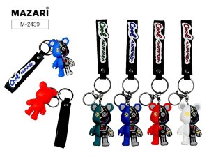 Брелок BEAR BRIK, 4 цвета в ассортименте, ОПП-упаковка