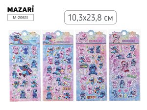 Наклейки декоративные УШАСТИК 4 дизайна M-20631