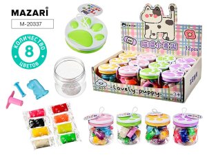 Тесто для лепки ЛАПКИ 8 цветов M-20337