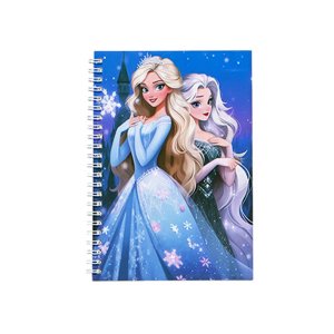 Блокнот на евроспирали ПРИНЦЕССЫ 14.2х20.2 см 60 л M-3270