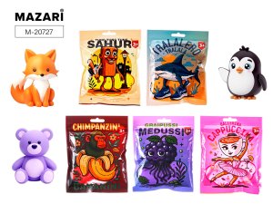 Суперлёгкий пластилин масса д/лепки ИТАЛЬЯНСКИЕ МЕМЫ цв асс в индив упак 60г M-20725