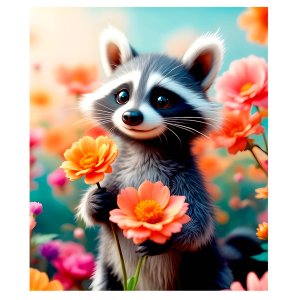 Алмазная мозаика с мольбертом ЕНОТ 21х25см M-12364