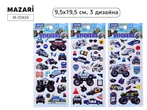 Наклейки декоративные ПОЛИЦИЯ 3 дизайна M-20424