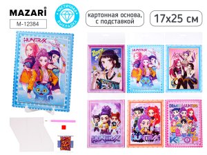 Алмазная мозаика K POP 17х25 см частич выкладка M-12384