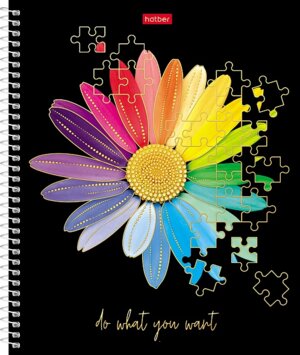 Тетрадь 120л А5 Клетка Бал цветов на спирали 120Тт5В1сп_29042