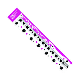 Линейка 20см пластик четырехгран Котокляксы 59965