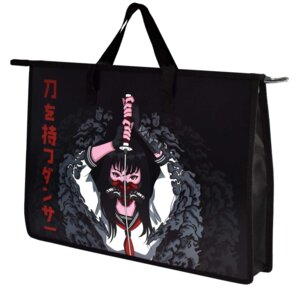 Папка для чертежей и рисунков А3 пластик Танец с Катаной 66299