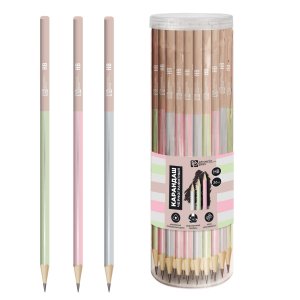 Карандаш ч/г HB Минимализм трехгранн 67809