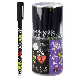 Ручка гелевая 0,5мм Синяя стираемая Панк 67376