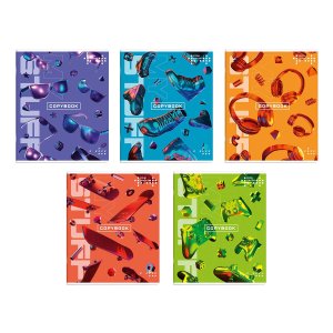 Тетрадь  96л Клетка ЯРКИЕ ДЕТАЛИ 63714