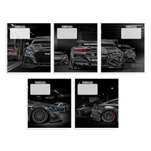 Тетрадь  18л Клетка Тачки 65775