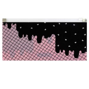 Папка на молнии 26х14см 180мкм Мороженое пластик 69014