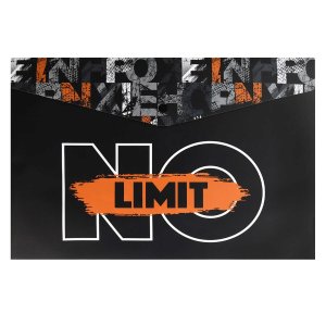 Папка на кнопке А4 Нет границ пластик 69304