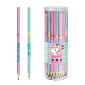 Карандаш ч/г HB Пастель трехгранн асс с фразами 70174