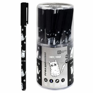 Ручка шар 0,5мм Синяя Три кота 69564