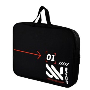 Папка для тетр А4 текстиль ТЕХНО с текстил ручками 69322