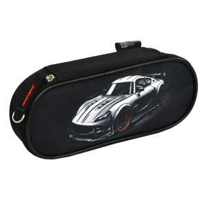 Пенал школьный Феникс+, арт.68402/ 30 ПИТ-СТОП (без наполнения, 20.5х7.5х4 см, микрофибра на ПВХ-осн