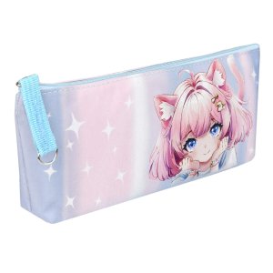 Пенал школьный Феникс+, арт.68410/ 30 МАЛЫШКА В ЛУЧАХ (без наполнения, 21х3,5х8 см, микрофибра на ПВ