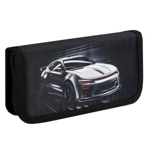 Пенал школьный Феникс+, арт.68889/ 24 ВИРАЖ (без наполнения, 10x20x2,5 см, полиэстер, молния, сублим