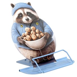 Подставка для книг и учебников ЕНОТ С ОРЕШКАМИ 14(+12,5)?18,8?15,7см 69396