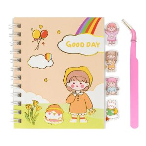 Наклейки в блокноте 90х110мм НА ПРОГУЛКЕ 12л 72281