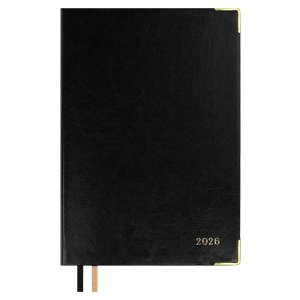 Ежедневник 176л датир А5 2026 #ДУМАЙ КАК МИЛЛИАРДЕР САРИФ Черный 70257