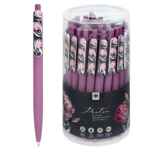 Авторучка шар 0,7мм Синяя Протея Флористика 71661