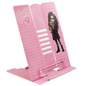 Подставка для книг и учебников Феникс+, арт.69355/ 20 БРЮНЕТКА С СОБАЧКОЙ (21х26х16.5 см, окрашенный