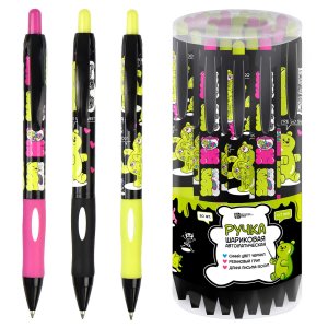 Авторучка шар  ЖЕЛЕЙНЫЕ МИШКИ (ПВХ тубус, 30 шт., ассорти, автоматическая, механизм 64917