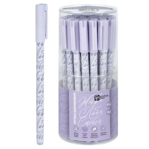 Ручка шариковая арт. 71859 / 30 ЛЮБИ. СМЕЙСЯ. ЖИВИ (ПВХ тубус, 30 шт., неавтоматическая, 7х150 мм, ц