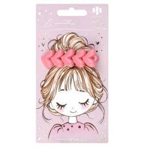 Заколка для волос Зажим СЕРДЕЧКИ 1 шт в наборе 6,7 см 71775