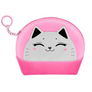 Кошелек для банкнот и монет КОТИК 11х7,5х3,5 см 72343