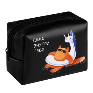 Кошелек для банкнот и монет СУПЕРКОТ 10х7х5 см 72827