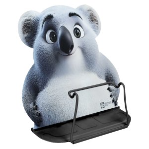 Подставка для книг и учебников КОАЛА 18х18,4x15,5 см черный металл72648