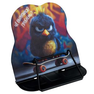 Подставка для книг и учебников ОПАСНЫЙ ПТЕНЕЦ металл 73014