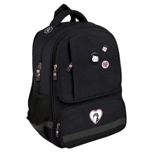 Рюкзак КОШАЧЬЯ ЭСТЕТИКА 30х40х14 см полиэстер значки резиновая нашивка 71927