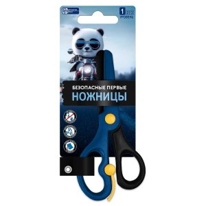 Ножницы МИШКА НА МОТОЦИКЛЕ розовый, голубой 73671