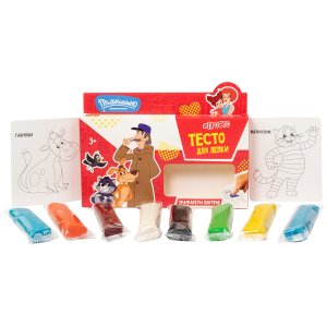 Набор для творчества Тесто для лепки Волшебное тесто Простоквашино Печкин 400 гр