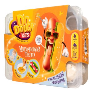 Набор для творчества Сухое тесто для лепки DO DOUGH kits Набор Хотдог