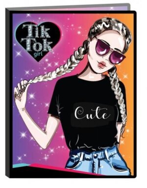 Папка 10 вкладыш Тик Ток GIRL F10-73845-TT