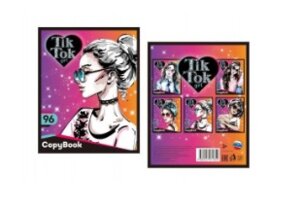 Тетрадь  96л Клетка Тик Ток GIRL диз 4 NS-96-73897-TT