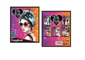 Тетрадь  96л Клетка Тик Ток GIRL диз 3 NS-96-73895-TT