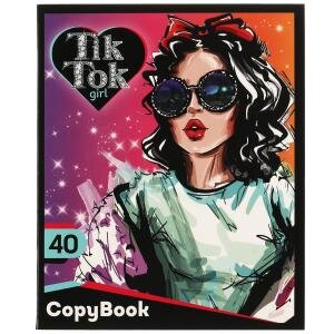 Тетрадь  40л Клетка Тик Ток GIRL диз 2 NS-40-73889-TT
