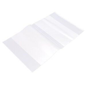 Обложка для учебника универсальная п/э с прозрачной вставкой 130мкм высота 30,5см УН 305