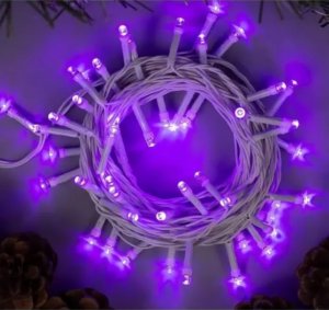 Нить ECO IP20 5м Н.С. LED-50-220V 8 реж Фиолет 3556759