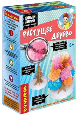 Японские опыты Науки с Буки Юный химик Растущее Дерево