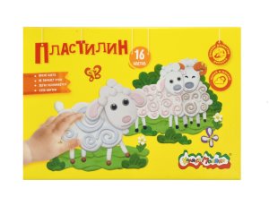 Пластилин 16цв 3+ ПКМ16
